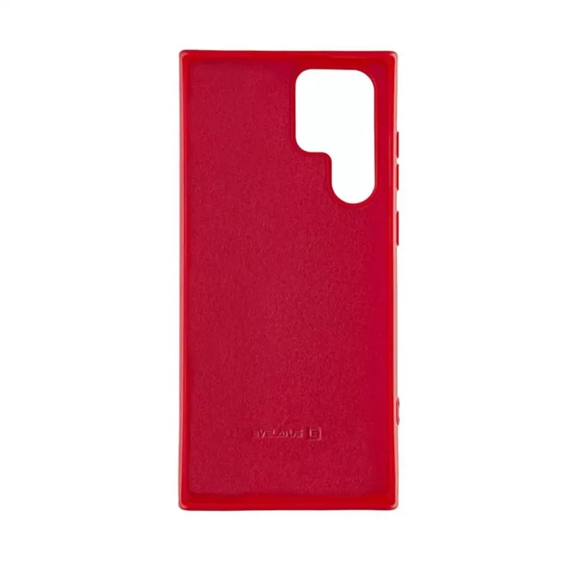 Evelatus Samsung Galaxy S22 Ultra Nano Silicone Case Soft Touch TPU Red