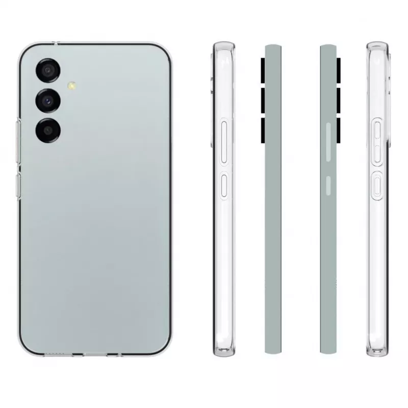 Evelatus Samsung Galaxy S23 Clear Silicone Case 1.5mm TPU Transparent