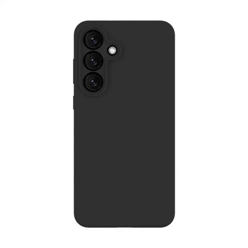Evelatus Samsung Galaxy S25 FE Premium Magnetic Soft Touch Silicone Case Black
