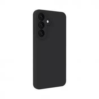 Evelatus Samsung Galaxy S25 FE Premium Magnetic Soft Touch Silicone Case Black