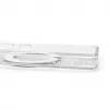 Evelatus Samsung Galaxy S26 Hybrid Case with MagSafe PC+TPU 360 Metal Stand Transparent