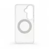 Evelatus Samsung Galaxy S26 Hybrid Case with MagSafe PC+TPU 360 Metal Stand Transparent
