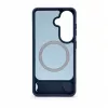 Evelatus Samsung Galaxy S26 Rubber Coated MagSafe Case with Stand Navy Blue