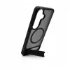 Evelatus Samsung Galaxy S26 Rubber Coated MagSafe With Stand Case Black