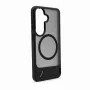 Evelatus Samsung Galaxy S26 Rubber Coated MagSafe With Stand Case Black