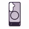 Evelatus Samsung Galaxy S26 Rubber Coated MagSafe With Stand Case Purple