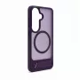 Evelatus Samsung Galaxy S26 Rubber Coated MagSafe With Stand Case Purple