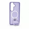 Evelatus Samsung Galaxy S26 Shield Case With MagSafe & Stand Matte Ring Lavender Purple