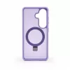 Evelatus Samsung Galaxy S26 Shield Case With MagSafe & Stand Matte Ring Lavender Purple