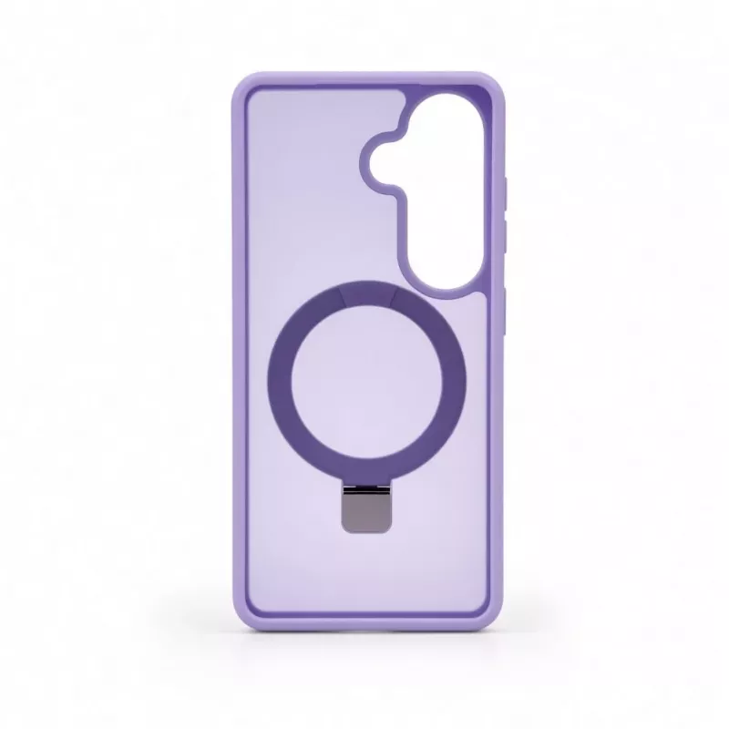 Evelatus Samsung Galaxy S26 Shield Case With MagSafe & Stand Matte Ring Lavender Purple