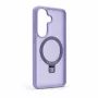 Evelatus Samsung Galaxy S26 Shield Case With MagSafe & Stand Matte Ring Lavender Purple