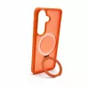 Evelatus Samsung Galaxy S26 Shield Case with MagSafe & Stand Matte Ring Orange