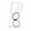Evelatus Samsung Galaxy S26 Ultra Hybrid Case with MagSafe PC+TPU 360 Metal Stand Transparent