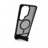 Evelatus Samsung Galaxy S26 Ultra Rubber Coated MagSafe Case with Stand - Black