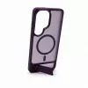 Evelatus Samsung Galaxy S26 Ultra Rubber Coated MagSafe Case with Stand - Purple