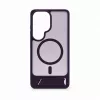 Evelatus Samsung Galaxy S26 Ultra Rubber Coated MagSafe Case with Stand - Purple