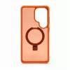 Evelatus Samsung Galaxy S26 Ultra Shield Case with MagSafe & Stand Matte Ring Orange