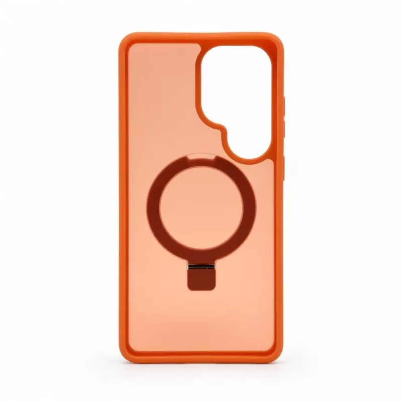 Evelatus Samsung Galaxy S26 Ultra Shield Case with MagSafe & Stand Matte Ring Orange