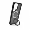 Evelatus Samsung Galaxy S26 Ultra Shield Case with MagSafe & Stand Matte Ring Black