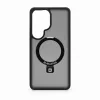 Evelatus Samsung Galaxy S26 Ultra Shield Case with MagSafe & Stand Matte Ring Black