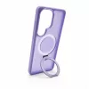Evelatus Samsung Galaxy S26 Ultra Shield Case with MagSafe & Stand Matte Ring Lavender Purple