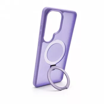 Evelatus Samsung Galaxy S26 Ultra Shield Case with MagSafe & Stand Matte Ring Lavender Purple