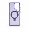 Evelatus Samsung Galaxy S26 Ultra Shield Case with MagSafe & Stand Matte Ring Lavender Purple