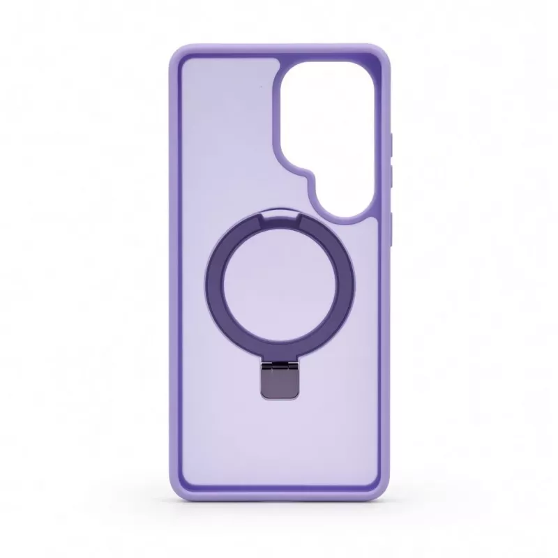 Evelatus Samsung Galaxy S26 Ultra Shield Case with MagSafe & Stand Matte Ring Lavender Purple