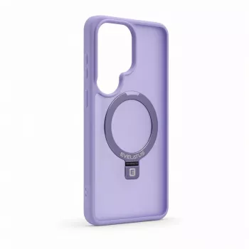 Evelatus Samsung Galaxy S26 Ultra Shield Case with MagSafe & Stand Matte Ring Lavender Purple