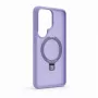Evelatus Samsung Galaxy S26 Ultra Shield Case with MagSafe & Stand Matte Ring Lavender Purple