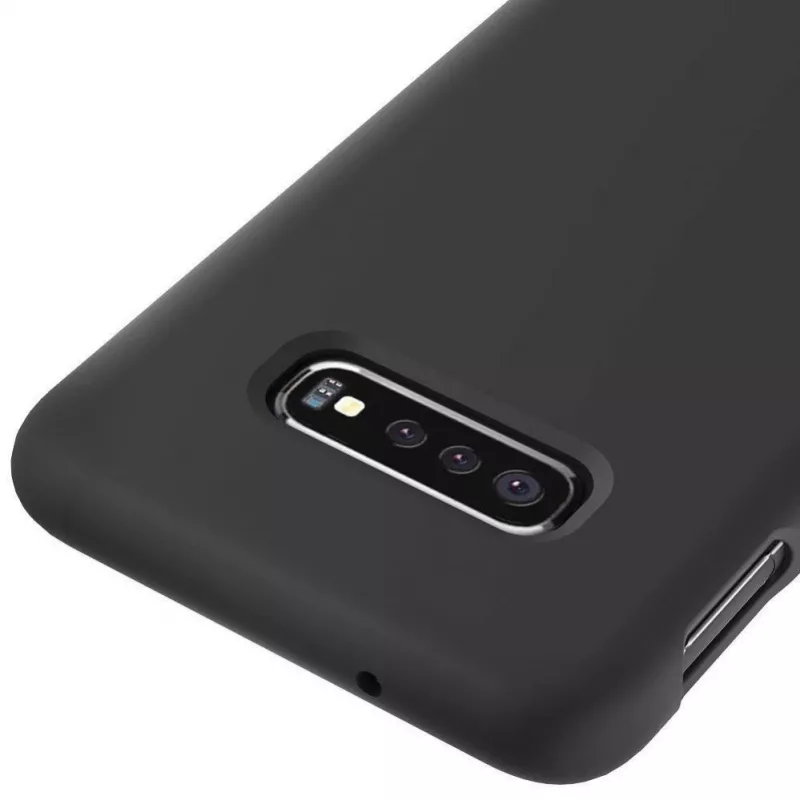 Evelatus Samsung S10e Premium Soft Touch Silicone Case Black