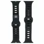 Evelatus Sport Silicone Loop Band for Apple Watch 42/44/45/49mm Black
