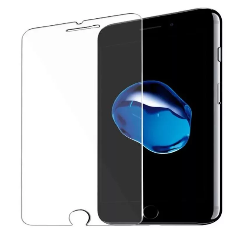 Evelatus Tempered Glass Screen Protector for Apple iPhone 6 Plus, 7 Plus, 8 Plus - 2.5D Full Cover, 9H Hardness, Japan Glue, Anti-Static