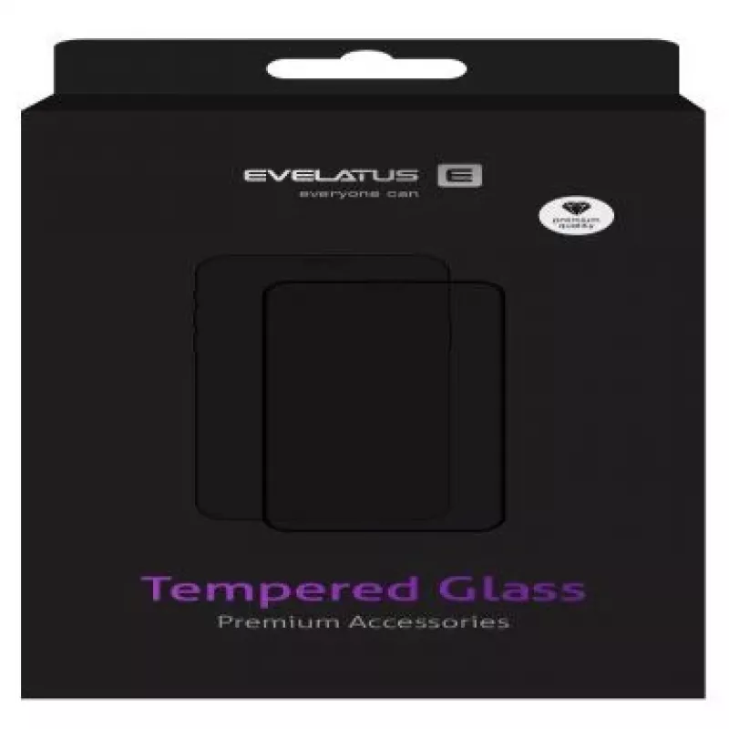 Evelatus Tempered Glass Screen Protector for Xiaomi Redmi Note 8 / Redmi Note 8 2021 – 0.33mm Flat Clear Glass with Japan Glue, Anti-Static