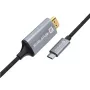 Evelatus Universal Data Cable HDMI to Type C TPC04 Black - 4K 60Hz USB-C to HDMI Cable, 1.8m