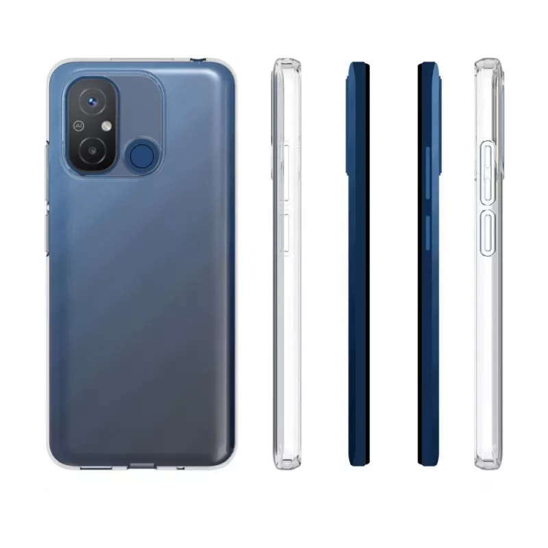 Evelatus Xiaomi Redmi 12C Clear Silicone Case 1.5mm TPU Transparent
