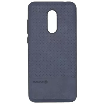 Evelatus Xiaomi Redmi 5 Plus TPU Case with Metal Plate for Magnetic Car Holder Blue