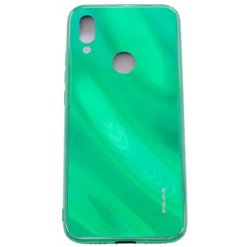 Evelatus Xiaomi Redmi 7 Water Ripple Full Color Electroplating Tempered Glass Case Green