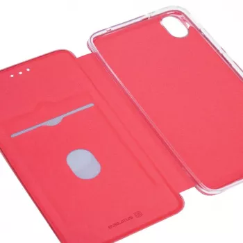 Evelatus Xiaomi Redmi 7A Book Case Wine Red