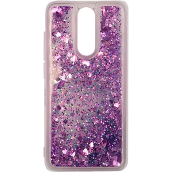 Evelatus Xiaomi Redmi 8 Shining Quicksand Case Purple