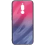 Evelatus Xiaomi Redmi 8 Water Ripple Gradient Color Anti-Explosion Tempered Glass Case Gradient Pink-Purple