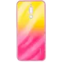 Evelatus Xiaomi Redmi 8 Water Ripple Gradient Color Anti-Explosion Tempered Glass Case Gradient Yellow-Pink