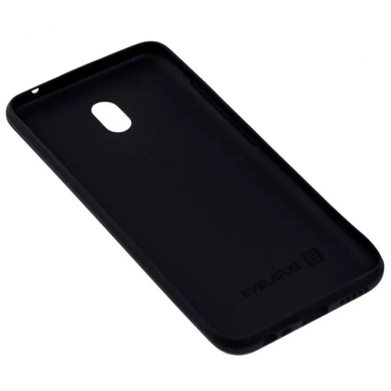 Evelatus Xiaomi Redmi 8a Soft Touch Silicone Black Protective Case
