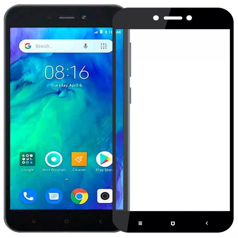 Evelatus Xiaomi Redmi Go 2.5D Full Cover Japan Glue Glass Anti-Static Screen Protector