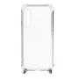Evelatus Xiaomi Redmi Note 8 / Redmi Note 8 2021 Silicone Transparent with Necklace TPU Strap Space Gray
