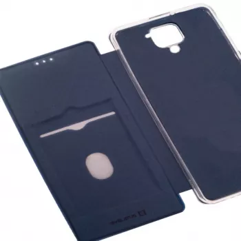 Evelatus Xiaomi Redmi Note 9 Book Case Dark Blue