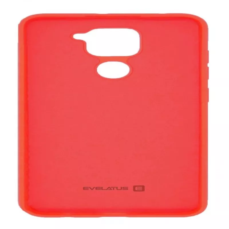 Evelatus Xiaomi Redmi Note 9 Nano Silicone Case Soft Touch TPU Red