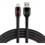 everActive CBB-1IBR USB-A to Lightning RGB LED Braided Cable 1m 2.4A Black