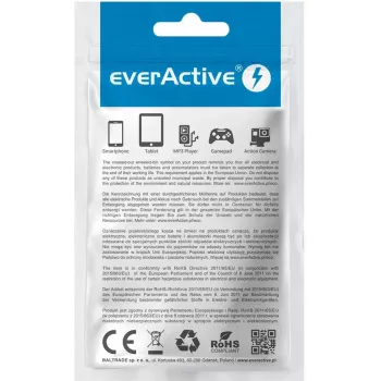 everActive CBB-2PDR USB-C to USB-C RGB LED Braided Cable 2m 3A 60W Black