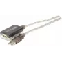 Exertis Connect 149213 USB 2.0 Type-A to Type-B Cable, 1.8m, Grey/Transparent